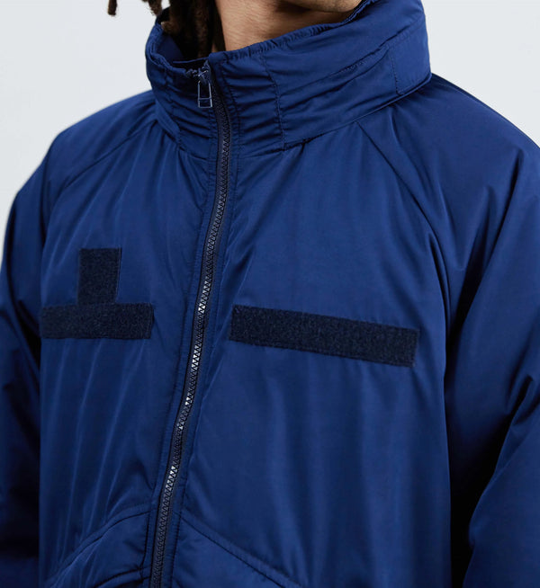 ARMY TWILL - PE WEATHER PADDING JACKET - BLUE