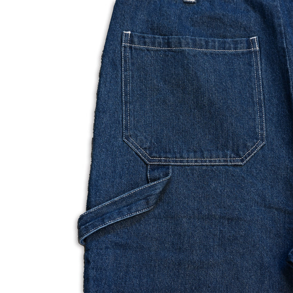 BIGMIKE - DENIM PAINTER PANTS - L.INDIGO