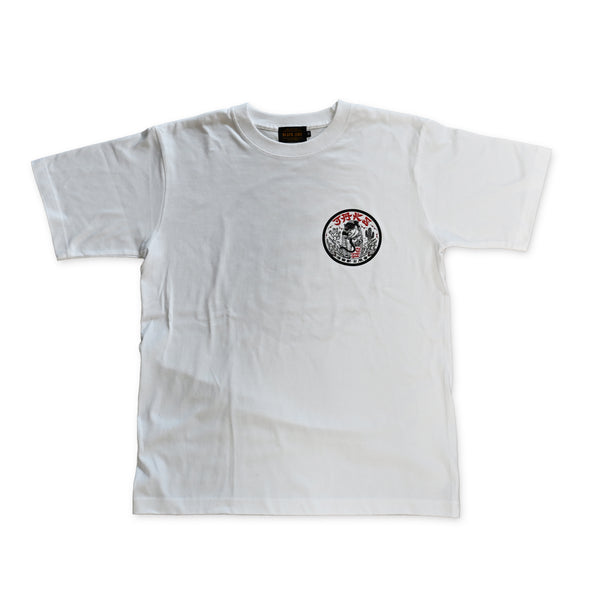 JAKS x 画工遊鷹コラボレーションT-Shirts. WHITE