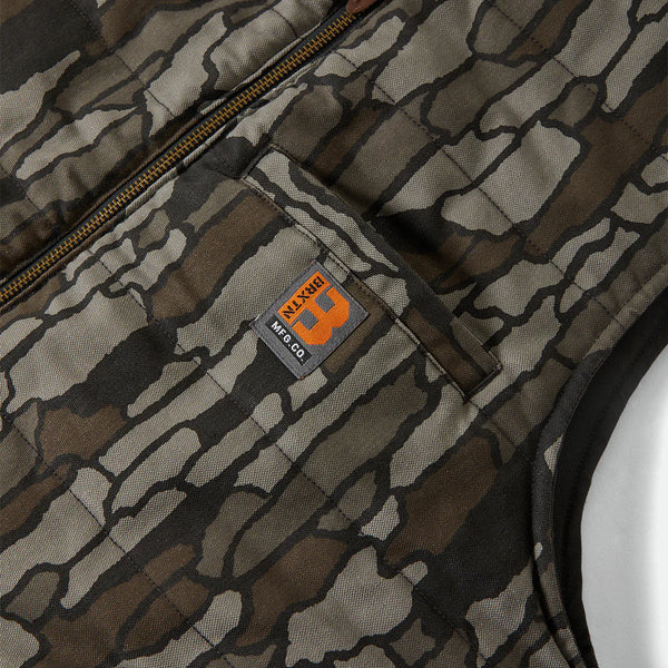 BRIXTON - BUILDRRS ABRAHAM REV VEST - BRAK CAMO
