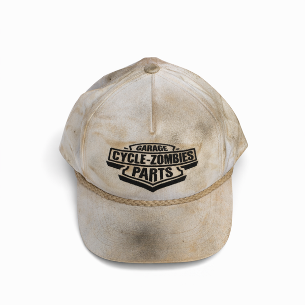 CYCLE ZOMBIES - ORIGINAL VINTAGE CAP - WHITE