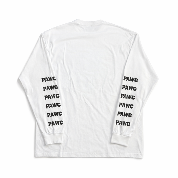 PAWG - HORROR PAWGERS L/S TEE - WHITE