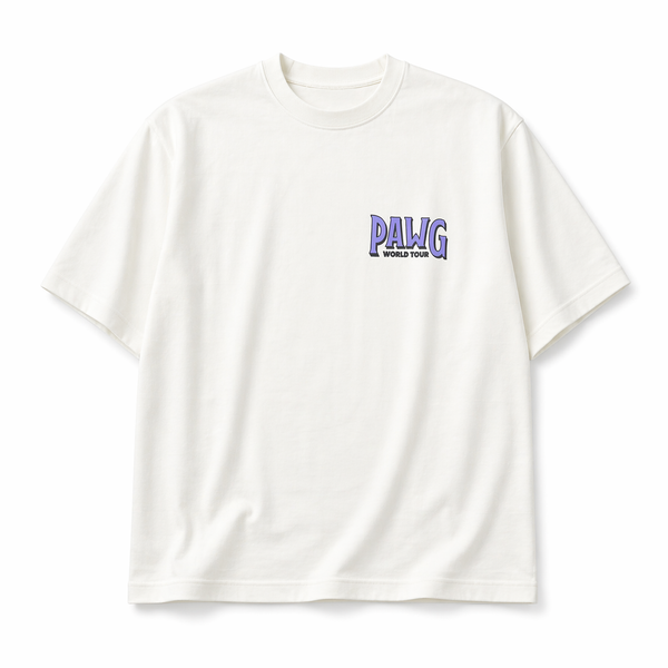 PAWG - WORLD TOUR TEE - WHITE