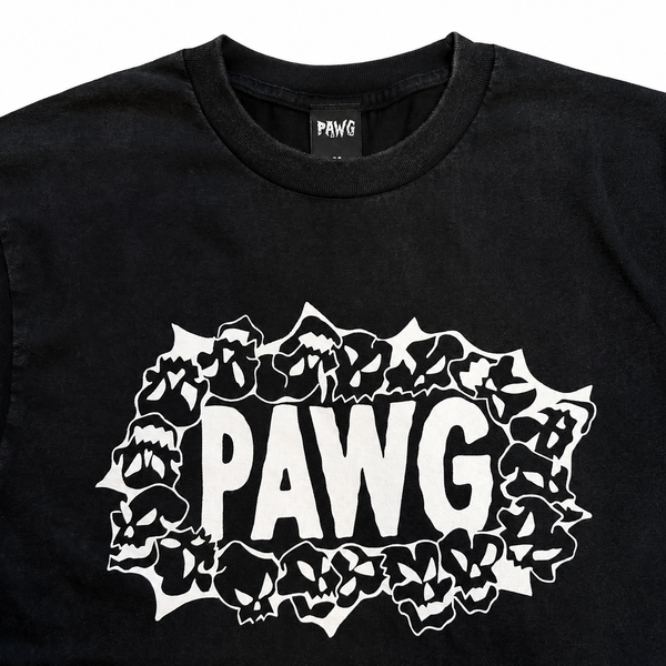 PAWG - HWY Skulls TEE - Faded Black