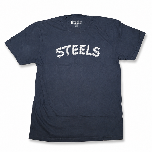 STEELS - LOGO TEE - BLACK