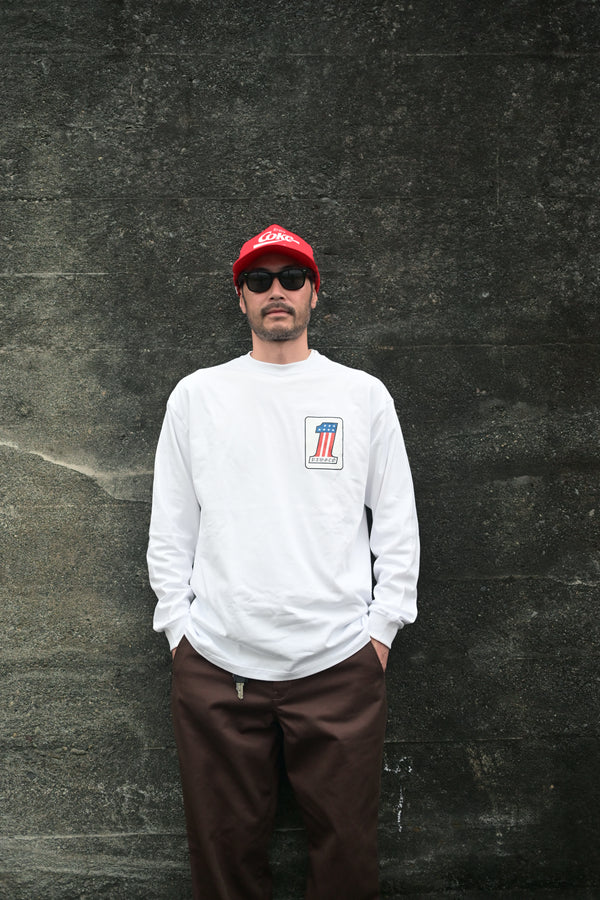 PAWG - WHAT IS NO.1 FOR YOU ? L/S TEE - WHITE