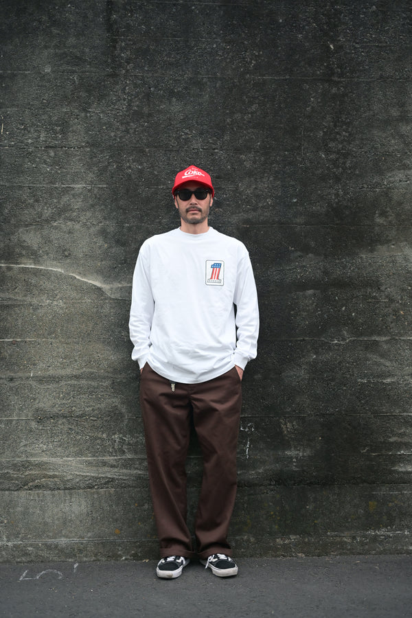 PAWG - WHAT IS NO.1 FOR YOU ? L/S TEE - WHITE