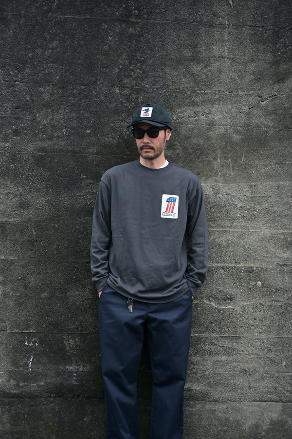 PAWG - WHAT IS NO.1 FOR YOU ? L/S TEE - DUST BLACK