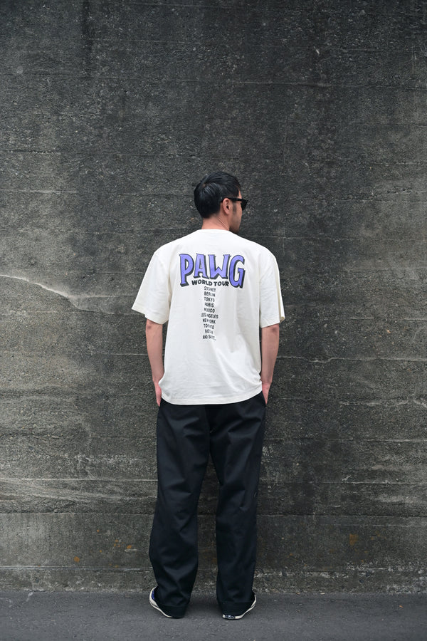PAWG - WORLD TOUR TEE - WHITE