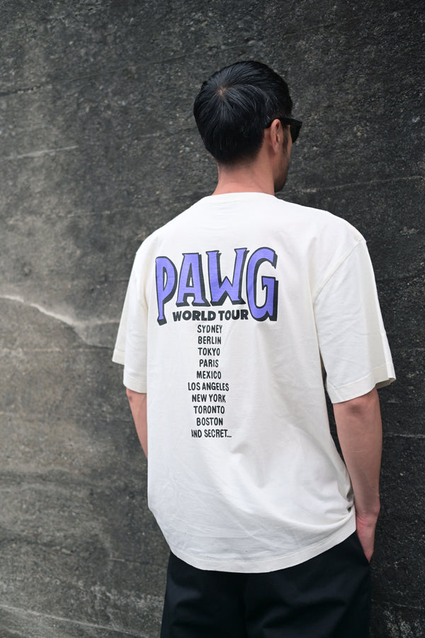 PAWG - WORLD TOUR TEE - WHITE