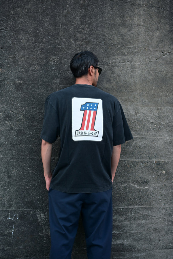 PAWG - WHAT IS NO.1 FOR YOU ? TEE - FADED BLACK