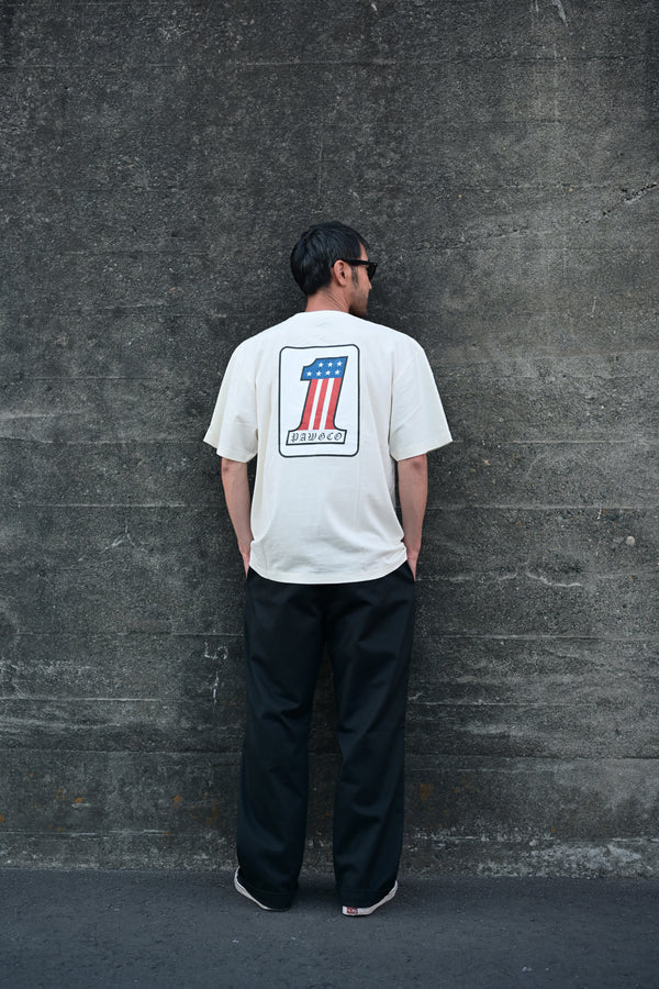 PAWG - WHAT IS NO.1 FOR YOU ? TEE - FADED WHITE