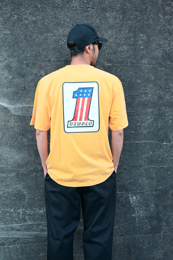 PAWG - WHAT IS NO.1 FOR YOU ? TEE - FADED YELLOW
