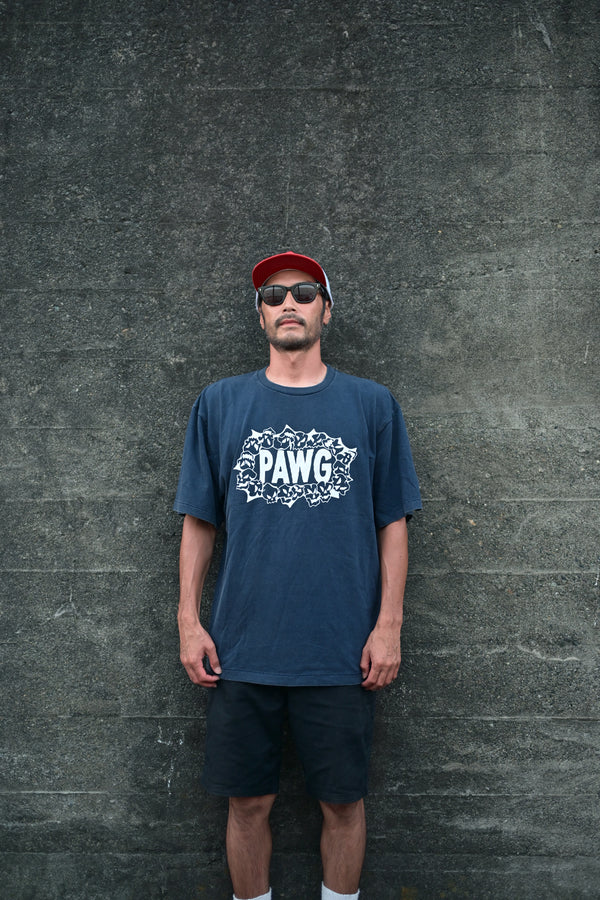 PAWG - HWY Skulls TEE - Faded Navy