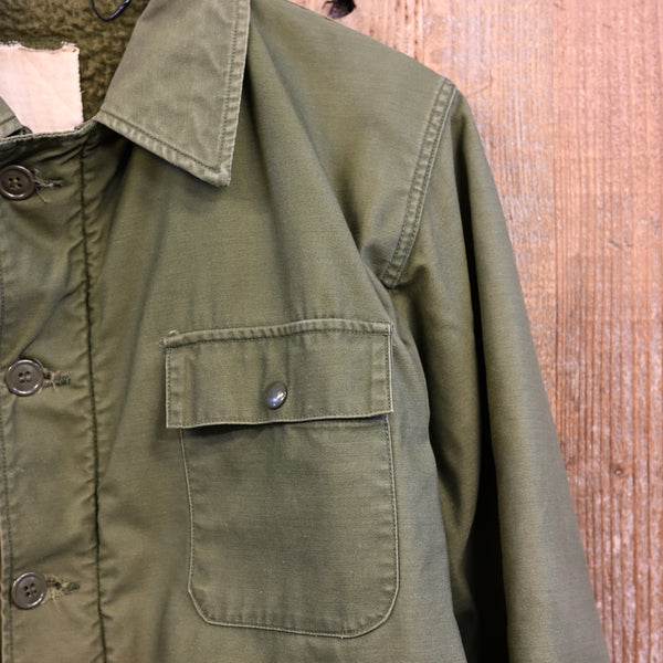US.NAVY A2 デッキジャケット カーキー