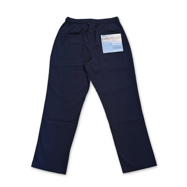 FIVE BROTHER - SEER SUCKER EASY PANTS - NAVY