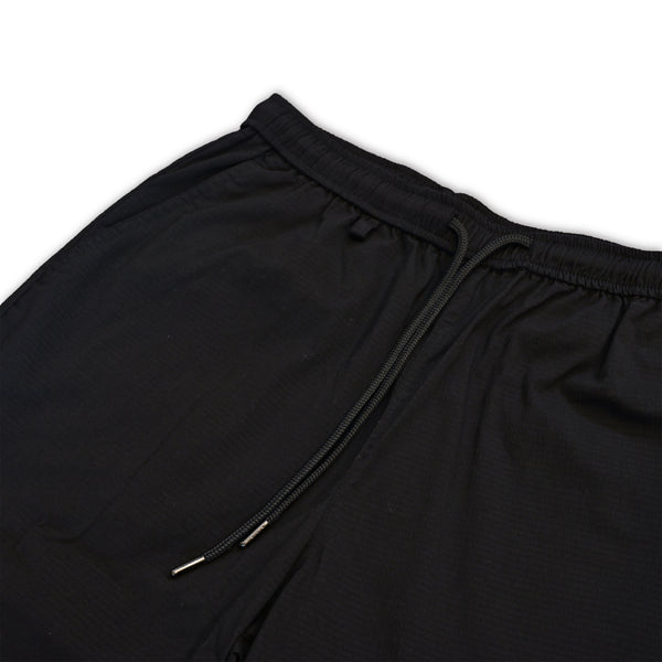 FIVE BROTHER - SEER SUCKER EASY PANTS - BLACK