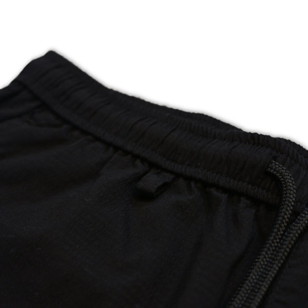 FIVE BROTHER - SEER SUCKER EASY PANTS - BLACK