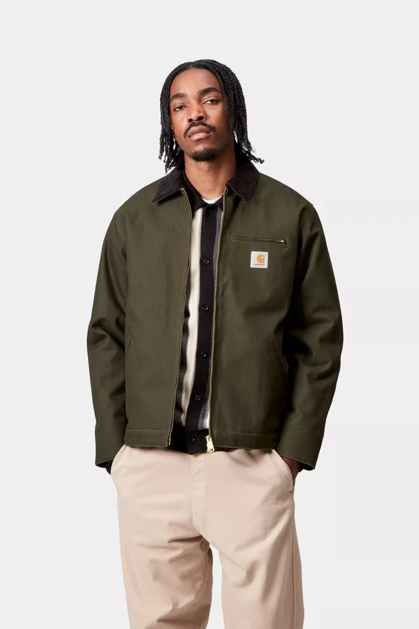 Carhartt WIP - DETROIT JACKET - OLIVE/BLACK(rigid)