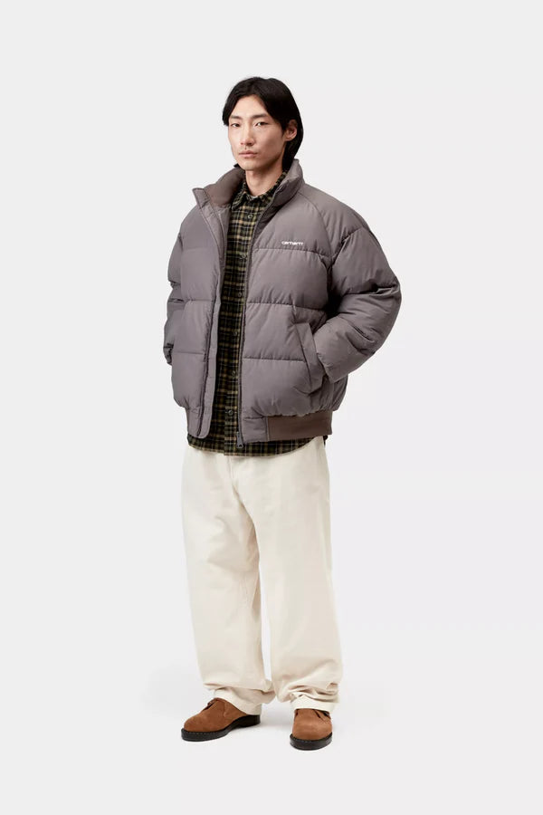 Carhartt WIP - NEBRASKA JACKET - PORPHRY / WHITE