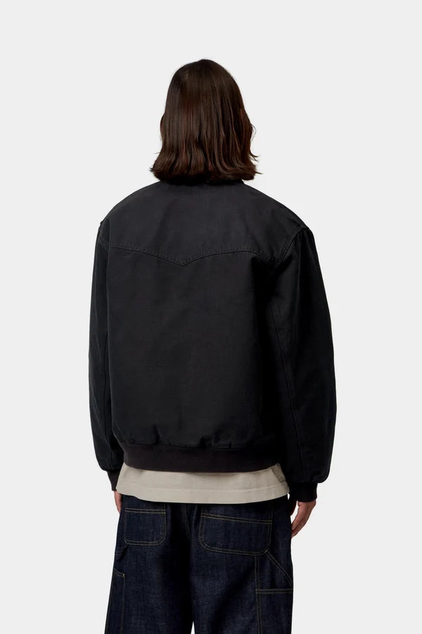 Carhartt WIP - OG SANTANA FE JACKET - BLACK-BLACK STONE CANVAS