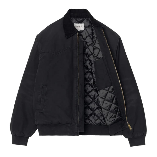 Carhartt WIP - OG SANTANA FE JACKET - BLACK-BLACK STONE CANVAS