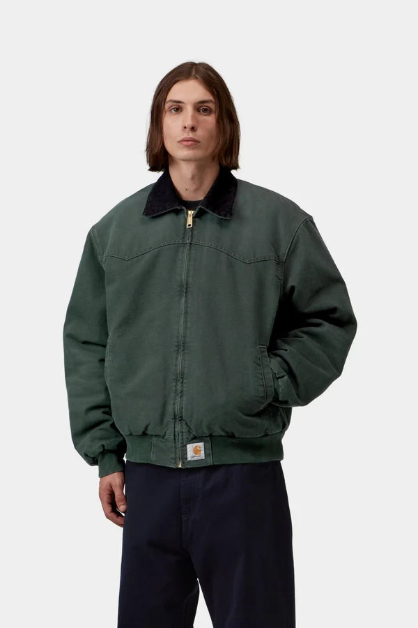 Carhartt WIP - OG SANTANA FE JACKET - RAVEN-BLACK SYONE CANVAS