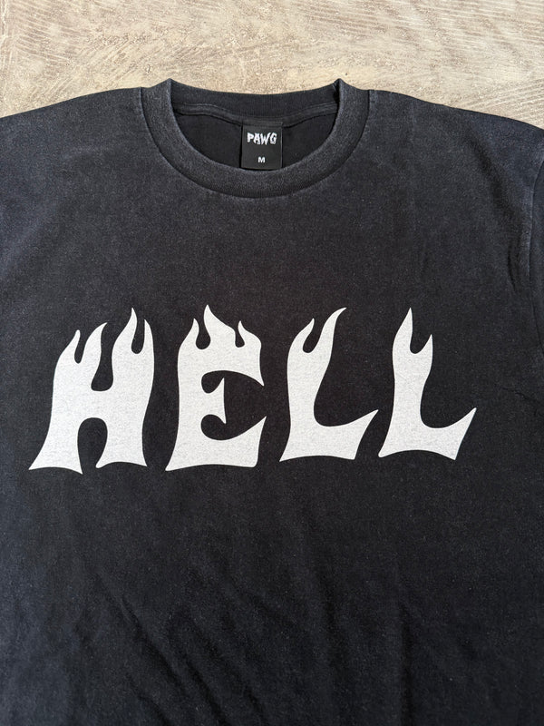 PAWG - HELL TEE - FADE BLACK