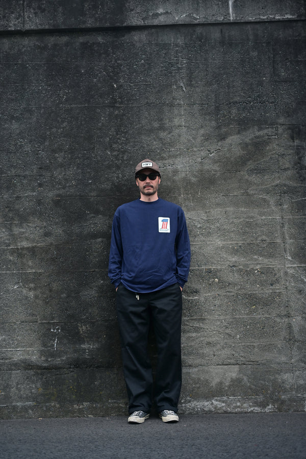 PAWG - WHAT IS NO.1 FOR YOU ? L/S TEE - NAVY