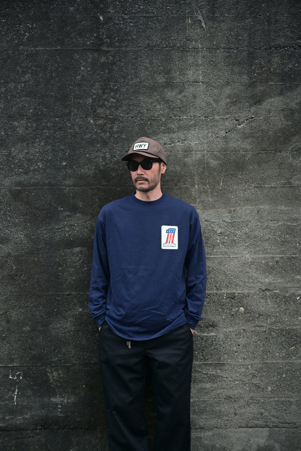 PAWG - WHAT IS NO.1 FOR YOU ? L/S TEE - NAVY