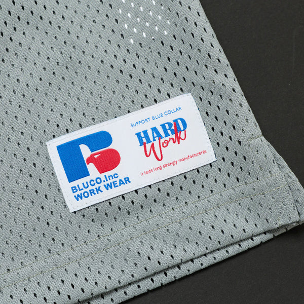 BEACHED DAYS × BLUCO - MESH TANKTOP - GRAY