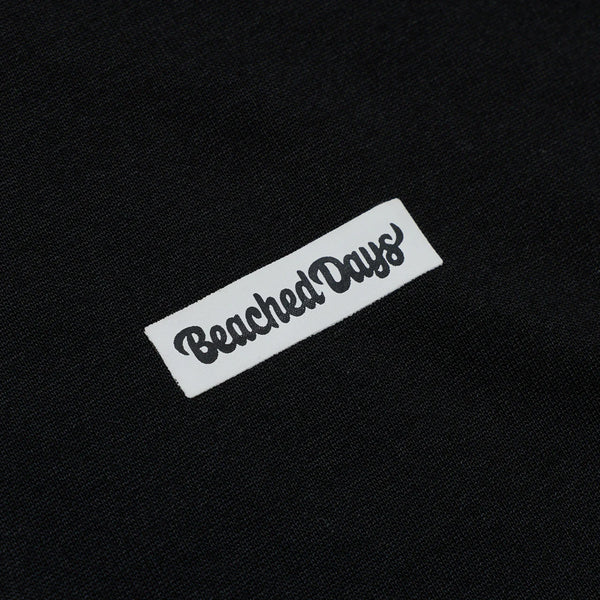 BEACHED DAYS × BLUCO - FUNCTIONAL SIDE POCKET TEE - BLACK