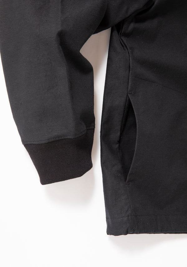 JACKMAN - Back Nep Himo GJ Neck - BLACK