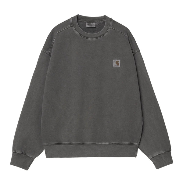 Carhartt WIP - NELSON SWEATSHIRT - GRAPHITE (garment dyed)