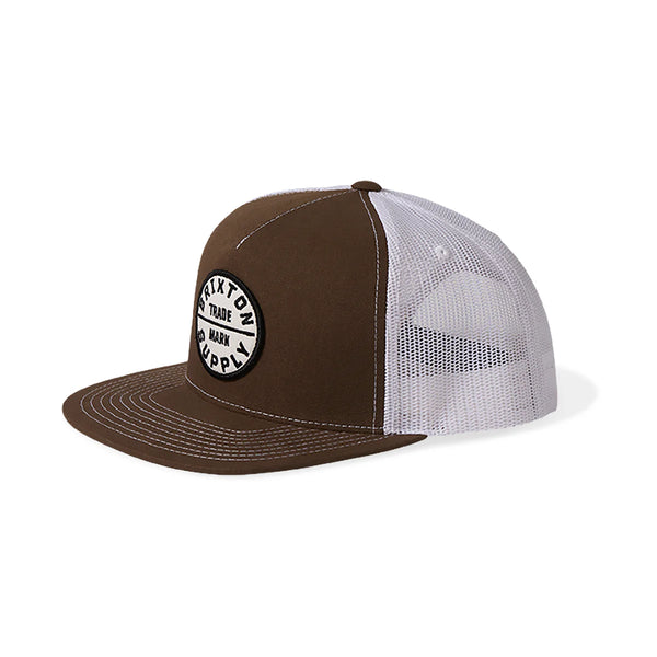 BRIXTON - OATH MP TRUCKER HAT- SEPIA / WHITE