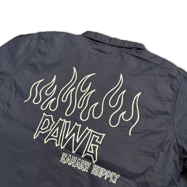 PAWG - FLAMES COACH JACKET - NAVY