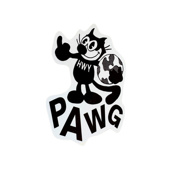 PAWG - "FTW" STICKER - LARGE