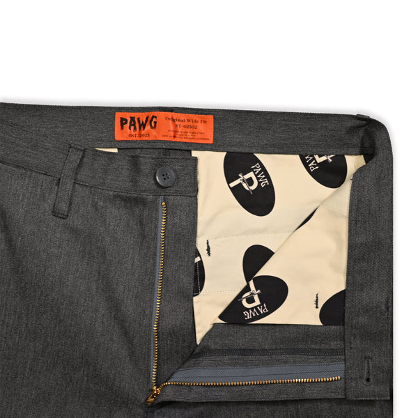 PAWG - ORIGINAL T/C WIDE TAPERED PANTS - GRAY