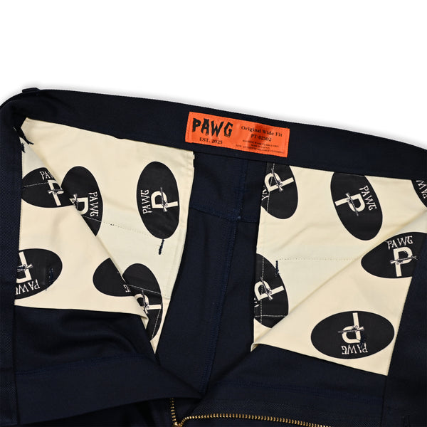 PAWG - ORIGINAL T/C WIDE TAPERED PANTS - NAVY