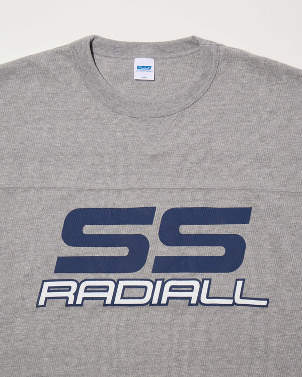 RADIALL - COUPE - FOOTBALL SHIRT L/S - GRAY
