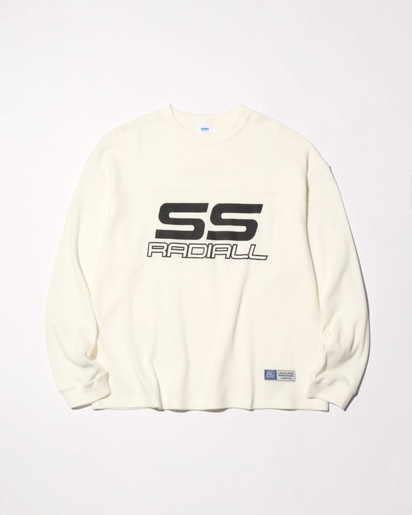 RADIALL - COUPE - FOOTBALL SHIRT L/S - WHITE