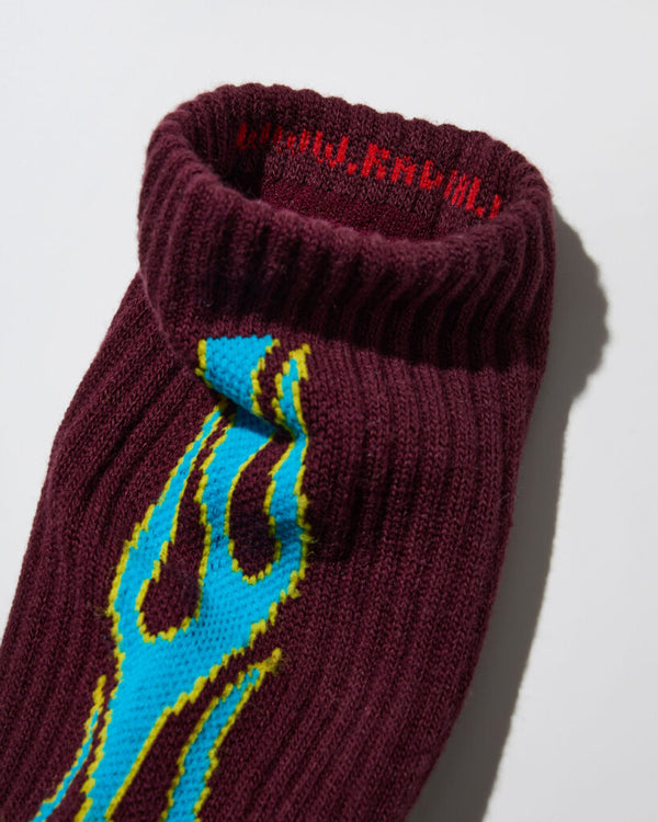 RADIALL - FLAMES - BURGUNDY