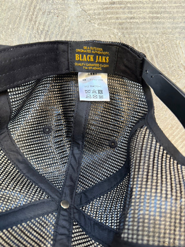 BLACK JAKS - USBJ ALL MESH CAP - BLACK