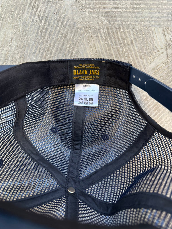 BLACK JAKS - USBJ ALL MESH CAP - NAVY