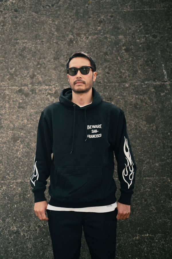 PAWG×BEWARE CHOPPER - EAGLE CREW PARKA - BLACK