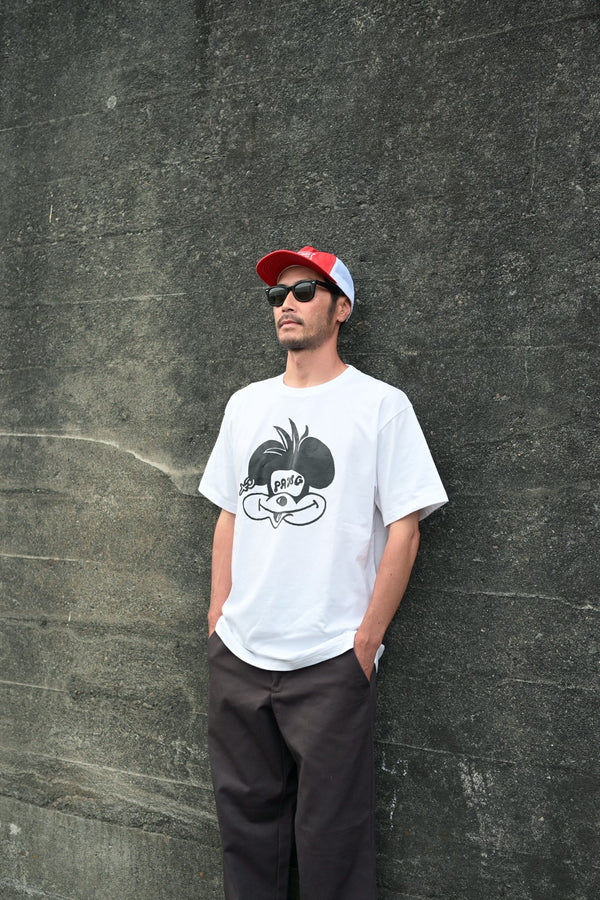 PAWG - 60'S ROCKN’ ROLL MICKEY TEE - WHITE