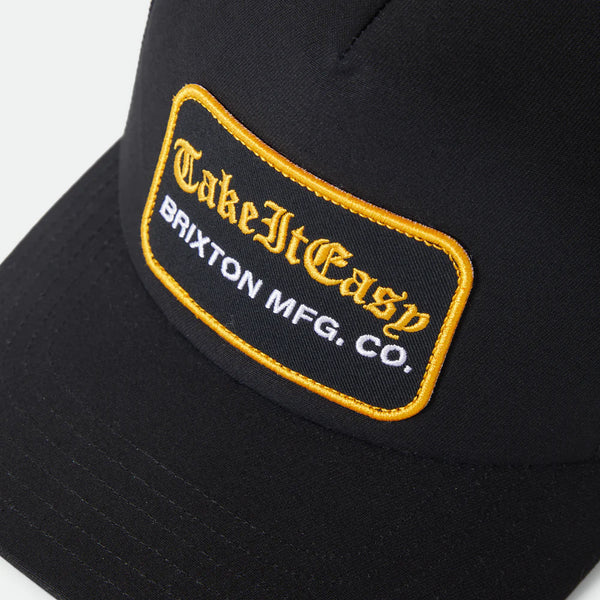 BRIXTON - TAKE IT EASY C NP TRUCKER TRUCKER - WASHED BLACK