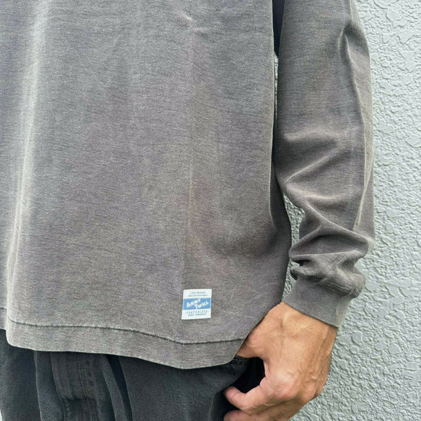 ARMY TWILL - BACKJERSEY LS TEE POWDER - CHARCOAL