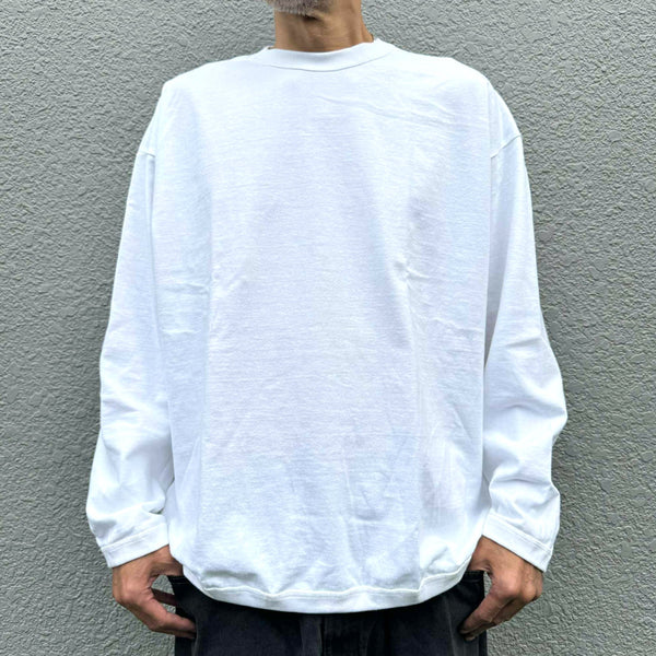 melple - THE AMERICAN RINGLER L/S - WHITE