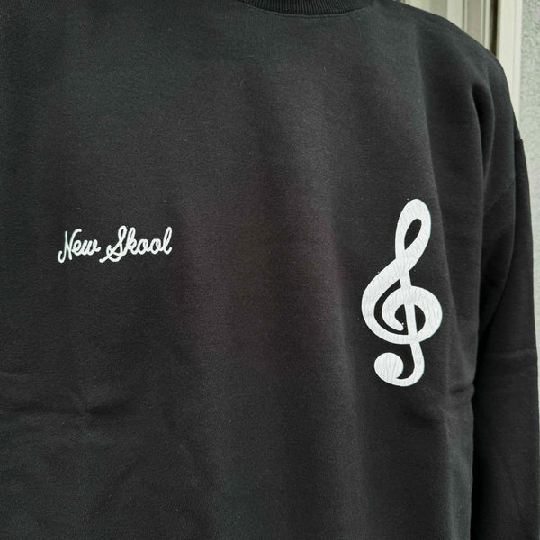 ILL ONE EIGHTY - PATHS OF RHYTHM CREW SWEATSHIRT - BLACK